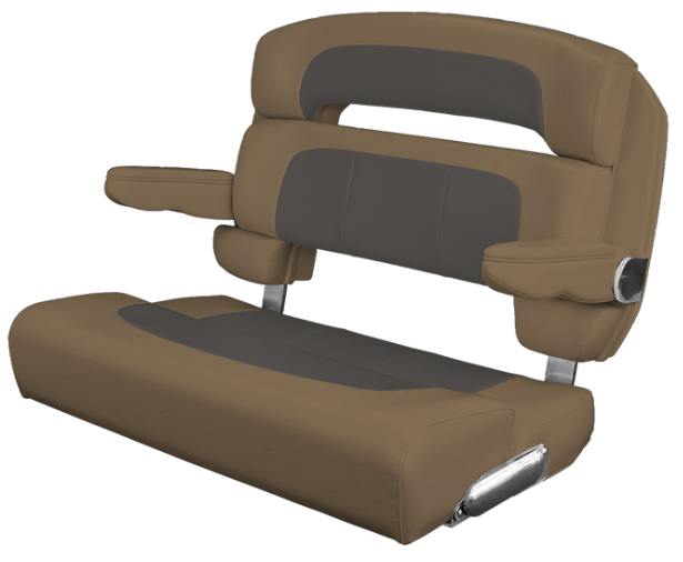 Suncoast Marine and Auto offers TACO MARINE Custom Capri Helm Bench Seat, 36" Capriccio Heather Beige