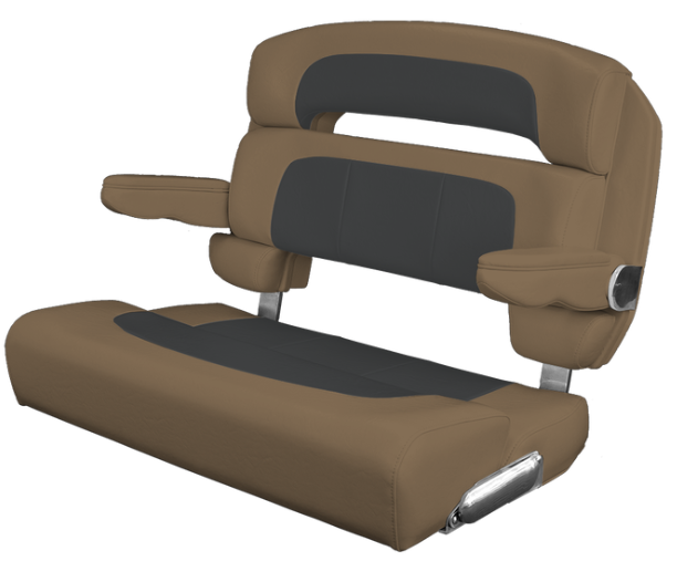 Suncoast Marine and Auto offers TACO MARINE Custom Capri Helm Bench Seat, 36" Capriccio Heather Beige