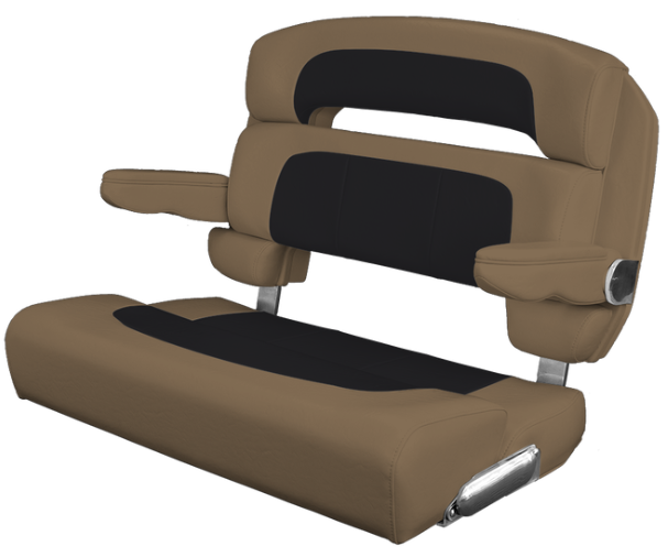 Suncoast Marine and Auto offers TACO MARINE Custom Capri Helm Bench Seat, 36" Capriccio Heather Beige