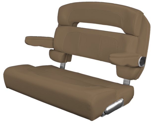 Suncoast Marine and Auto offers TACO MARINE Custom Capri Helm Bench Seat, 36" Capriccio Heather Beige