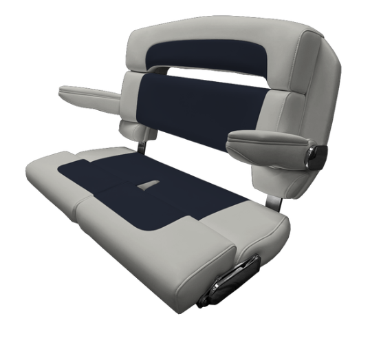 Suncoast Marine and Auto offers TACO MARINE 40" Custom Capri Helm Bench, Double Bolster, Capriccio Salt
