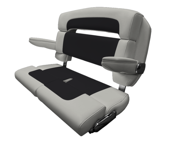 Suncoast Marine and Auto offers TACO MARINE 40" Custom Capri Helm Bench, Double Bolster, Capriccio Salt