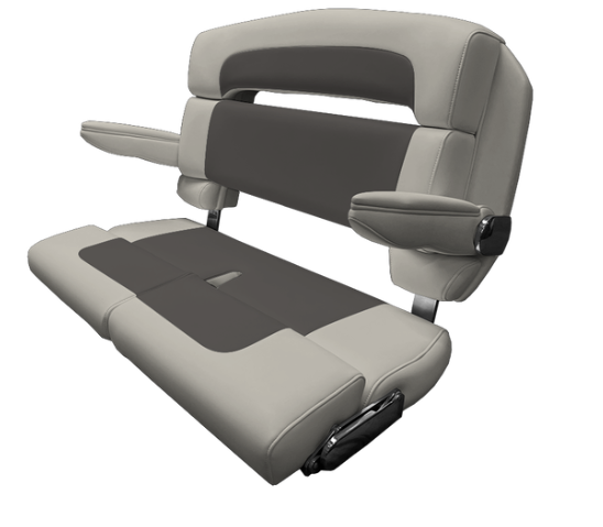 Suncoast Marine and Auto offers TACO MARINE 40" Custom Capri Helm Bench, Double Bolster, Capriccio Cloud