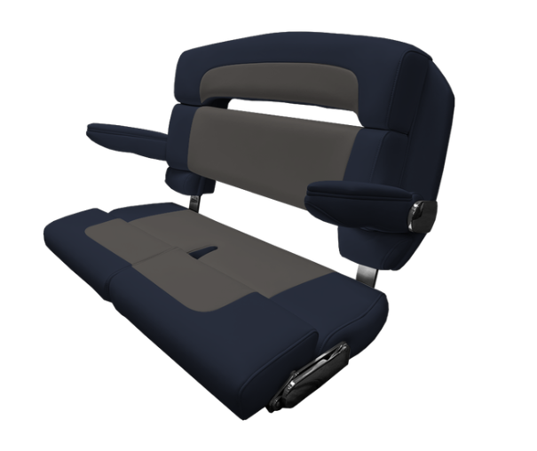 Suncoast Marine and Auto offers TACO MARINE 40" Custom Capri Helm Bench, Double Bolster, Capriccio Navy