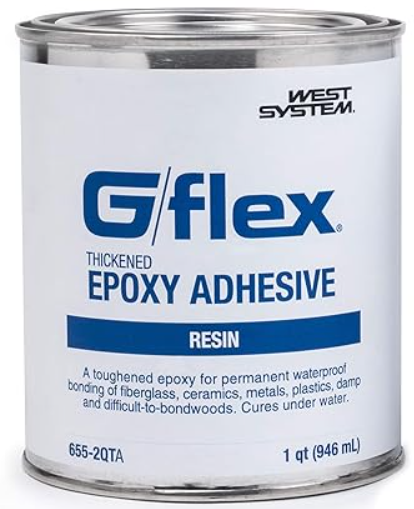 Suncoast Marine and Auto offers WEST SYSTEM G/flex 650 Liquid Epoxy, Resin and Hardener (650-2G)