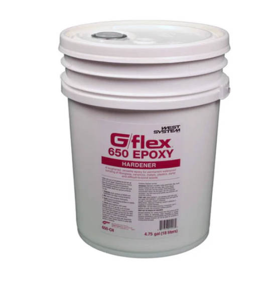 Suncoast Marine and Auto offers WEST SYSTEM G/flex 650 Epoxy Resin 4.75 gallon (650-CR)