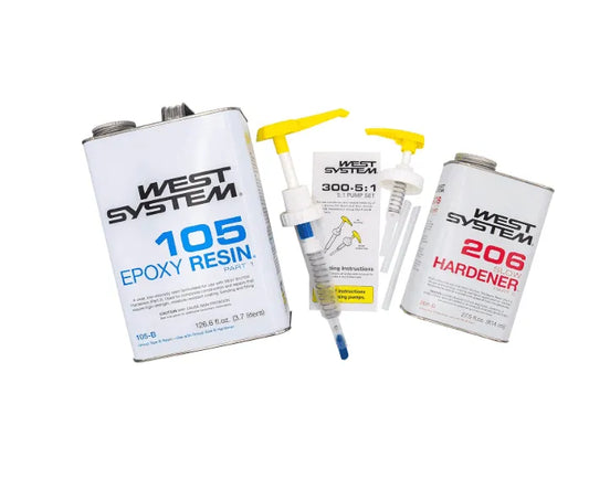 WEST SYSTEM #105 Part 1 Epoxy Resin, 52 Gallons (105-E) - Suncoast Marine & Auto Supply