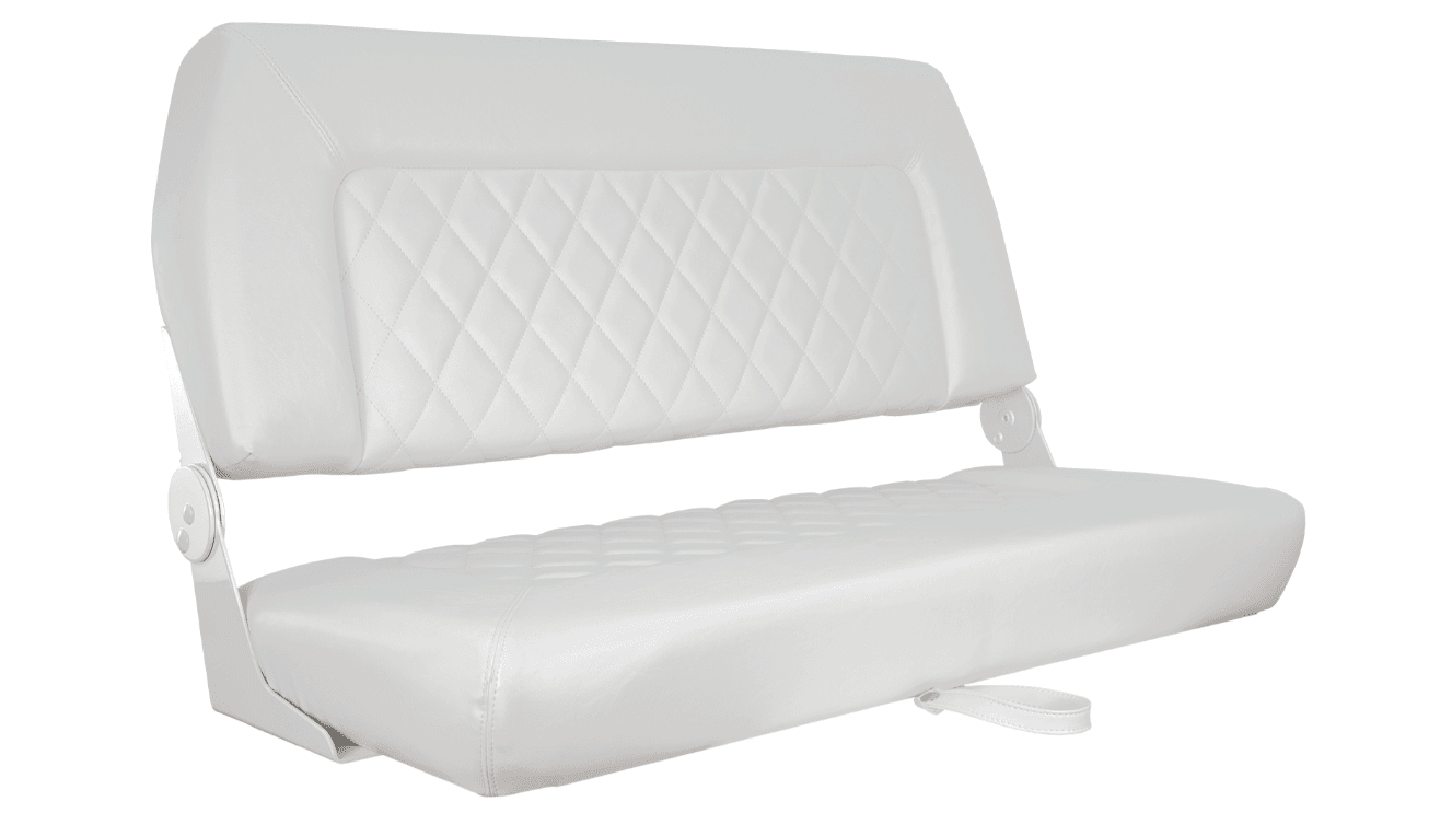 Suncoast Marine and Auto offers SPRINGFIELD Double Wide Folding Seat, White (1042039)