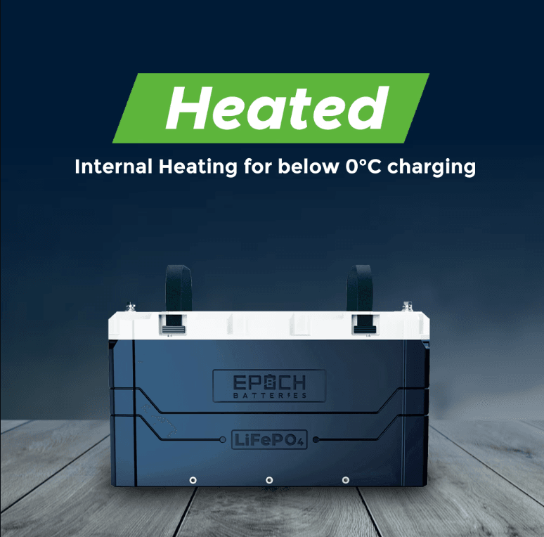 Suncoast Marine and Auto offers Epoch Battery 12V 460Ah V2 Elite Series - Heated, Bluetooth & Victron Comms LiFePO4 (C12460A)
