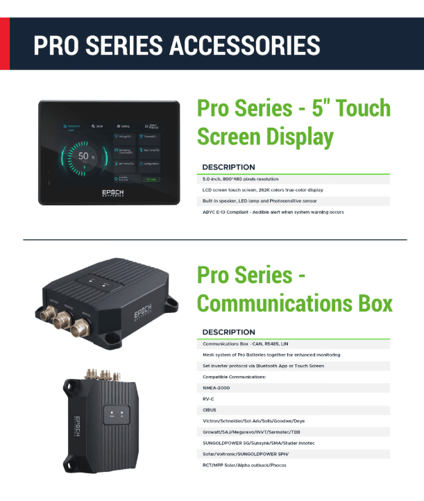 Suncoast Marine and Auto offers Epoch Battery 12V 300Ah Pro Series - LiFePO4 Cranking & Deep Cycle Lithium Battery (Dual Purpose) DP12300H