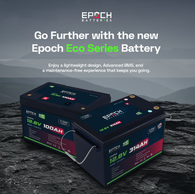 Suncoast Marine and Auto offers Epoch Battery 12V 314Ah Eco Series LiFePO4 Battery (12314-ECO)