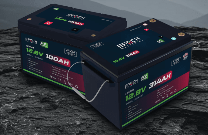 Suncoast Marine and Auto offers Epoch Battery 12V 314Ah Eco Series LiFePO4 Battery (12314-ECO)