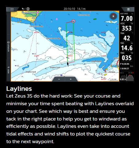 Suncoast Marine and Auto offers BG Zeus³S 16" Multi‑Function Sailing Display