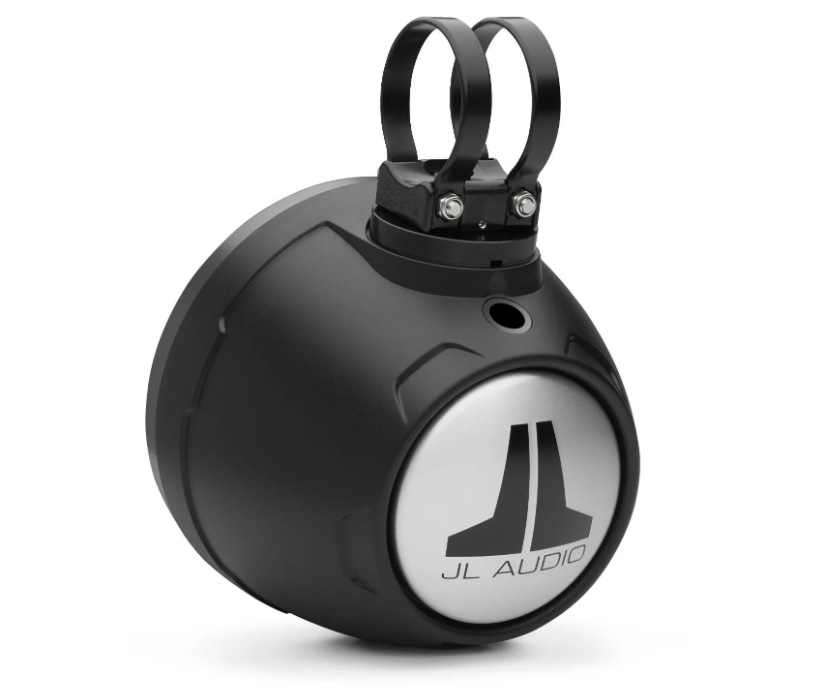 Suncoast Marine and Auto offers JL Audio VeX™ Enclosed Speaker System M6 6.5" with Titanium Sport Grille (M6-650VEX-Mb-S-GmTi)