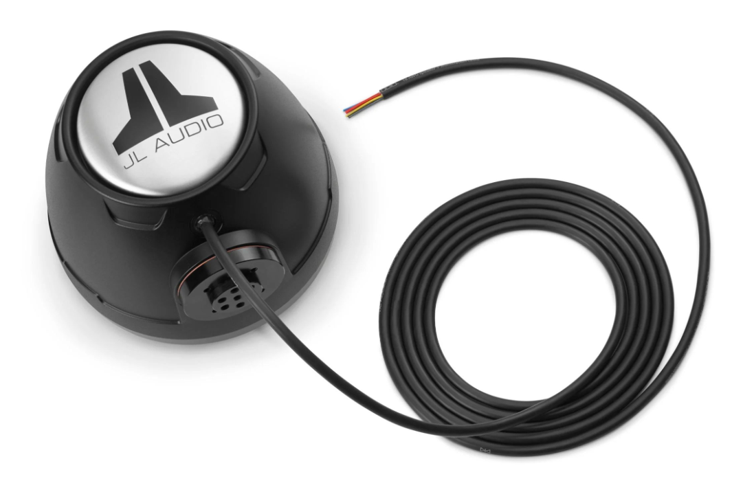 Suncoast Marine and Auto offers JL Audio VeX™ Enclosed Speaker System M6 6.5" with LED and Titanium Sport Grille (M6-650VEX-Mb-S-GmTi-i)