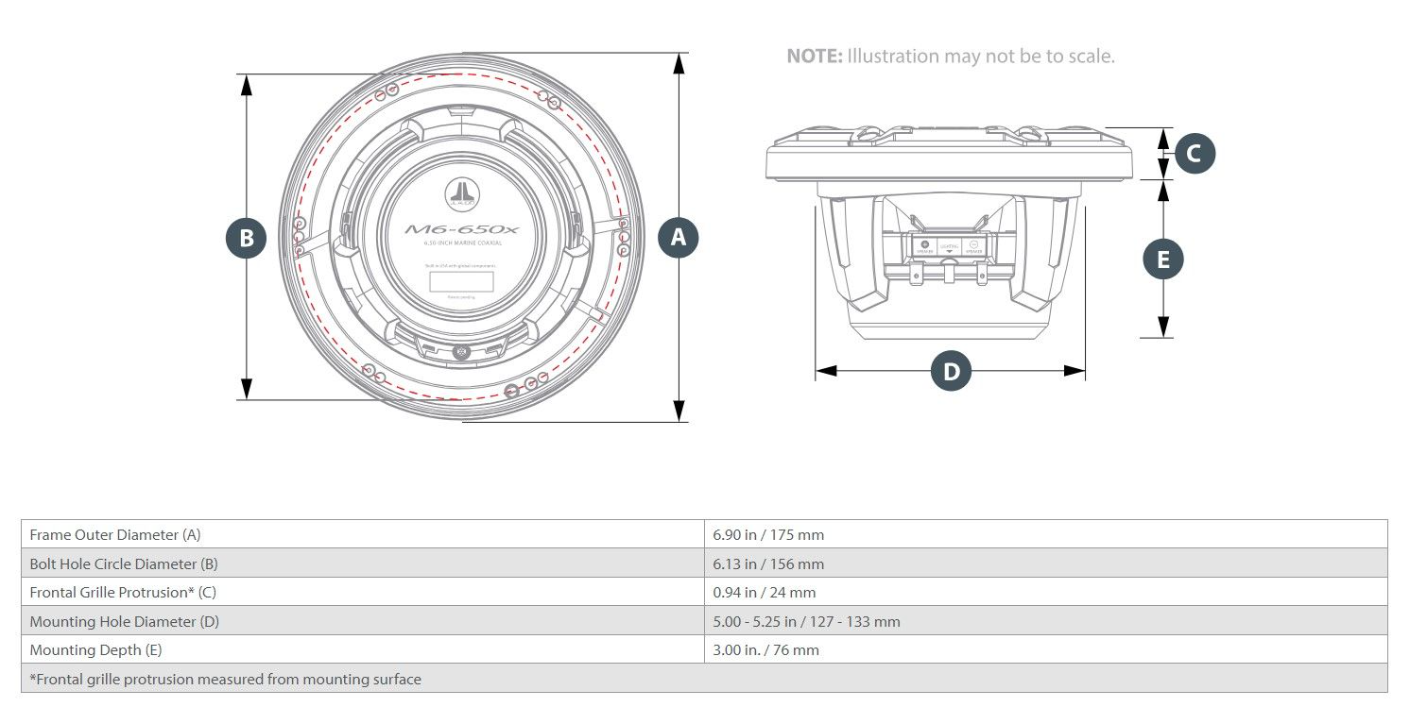 Suncoast Marine and Auto offers JL Audio M6 Marine Speakers 6.5" with Titanium Sport Grille (M6-650X-S-GmTi)
