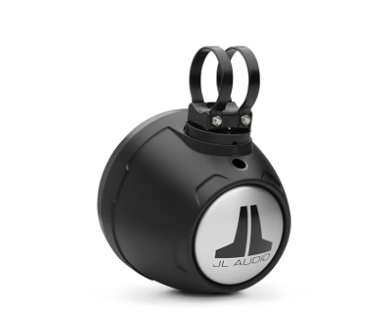 Suncoast Marine and Auto offers JL Audio VeX™ Enclosed Speaker System M3 6.5" with LED and Gray Sport Grille (M3-650VEX-Mb-S-Gm-i)