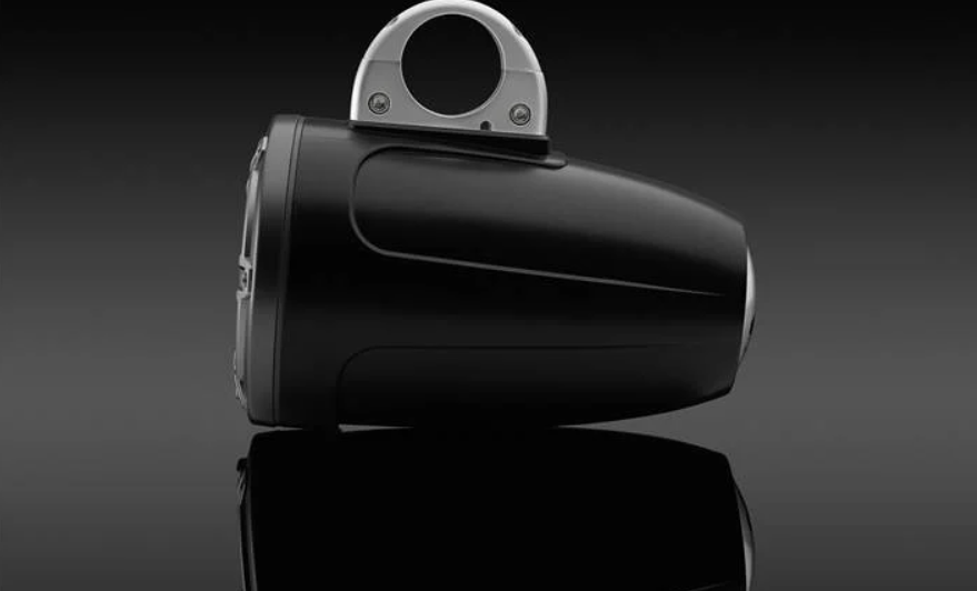 Suncoast Marine and Auto offers JL Audio® M6 Enclosed Tower Speakers 7.7" with Titanium Sport Grille (M6-770ETXv3-Sb-S-GmTi)