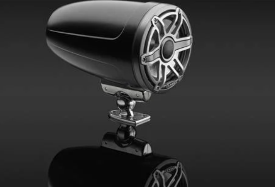 Suncoast Marine and Auto offers JL Audio® M6 Enclosed Tower Speakers 7.7" with Titanium Sport Grille (M6-770ETXv3-Sb-S-GmTi)