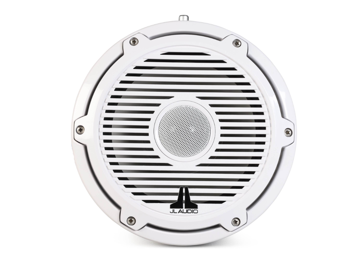 Suncoast Marine and Auto offers JL Audio® M6 Enclosed Tower Speakers 8.8" with White Classic Grille (M6-880ETXv3-Gw-C-3Gw)