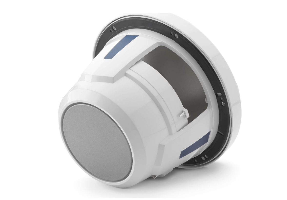 Suncoast Marine and Auto offers JL Audio M6 Marine Subwoofer 8" with White Sport Grille (M6-8IB-S-GwGw-4)