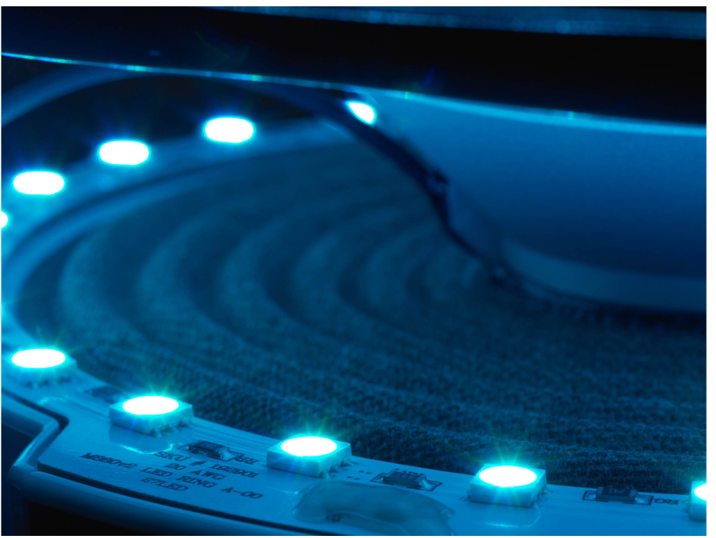 JL Audio M6-8IB-S-GwGw-i-4 M6 Series 8" marine subwoofer with LED light — optimized for free-air applications (Gloss White Sport Grille). MFR # 010-03081-00.