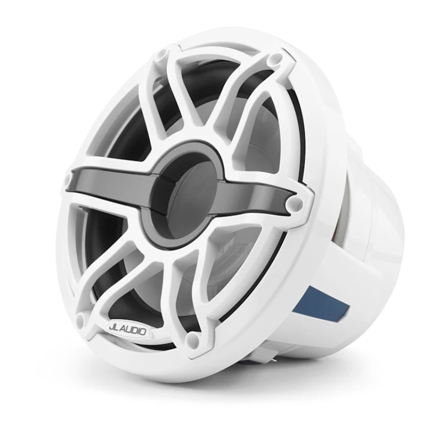 Suncoast Marine and Auto offers JL Audio M6 Marine Subwoofer 10" with White Sport Grille (M6-10IB-S-GwGw-4)