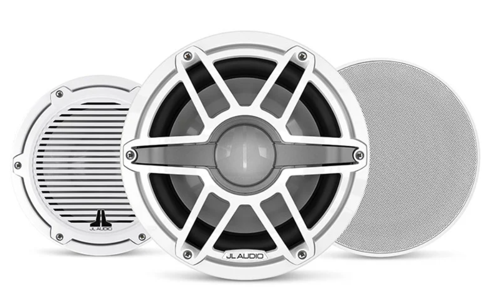 Suncoast Marine and Auto offers JL Audio M6 Marine Subwoofer 10" with White Classic Grille (M6-10W-C-GwGw-4)