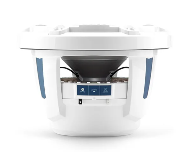 Suncoast Marine and Auto offers JL Audio M6 Marine Subwoofer 10" with LED and Titanium Sport Grille (M6-10W-S-GmTi-i-4)