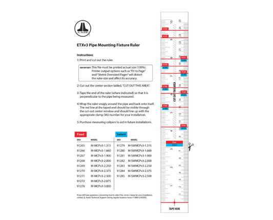 Suncoast Marine and Auto offers JL Audio Mount Fixture for Enclosed Tower Speaker Swivel Pipe Mounting, 2" (M-SWMCPv3-2.000)