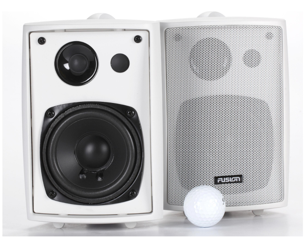 Suncoast Marine and Auto offers Fusion Marine Compact Box Speakers (Pair) (MS-OS420)