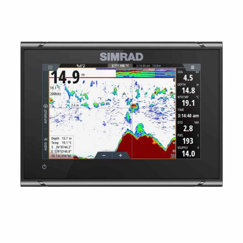 Suncoast Marine and Auto offers Simrad GO7 7" XSR with Active Imaging 3-in-1 Transducer & C-MAP DISCOVER