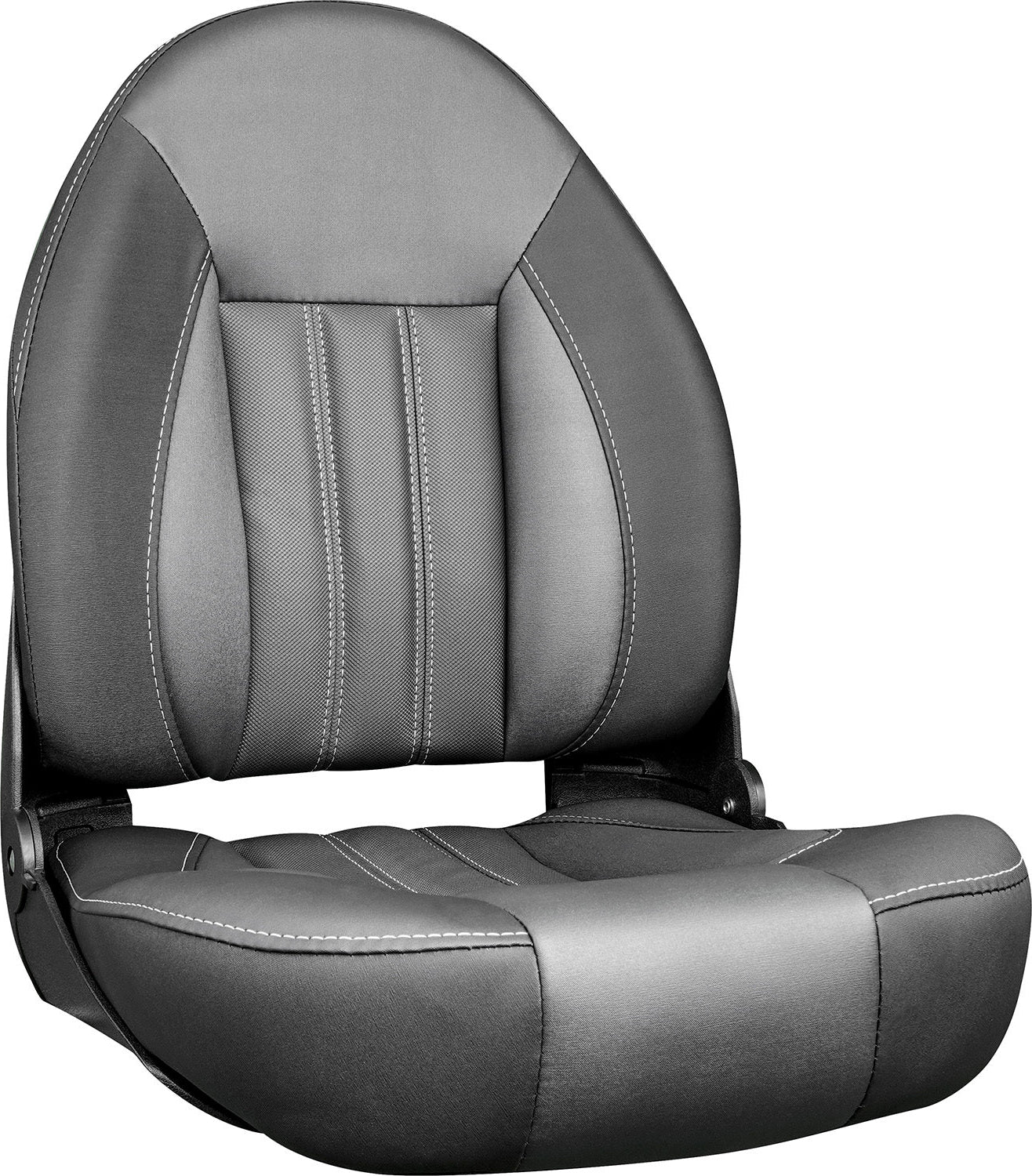 TEMPRESS ProBax Folding Boat Seat (68472) Black and charcoal