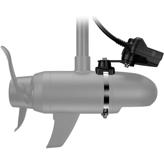 ActiveTarget™ Trolling Motor Scout Mount (000-15772-001) Attach an ActiveTarget™ transducer to the shaft of your trolling motor with the ActiveTarget Scan Mount for an overhead Scout view in front of your boat.