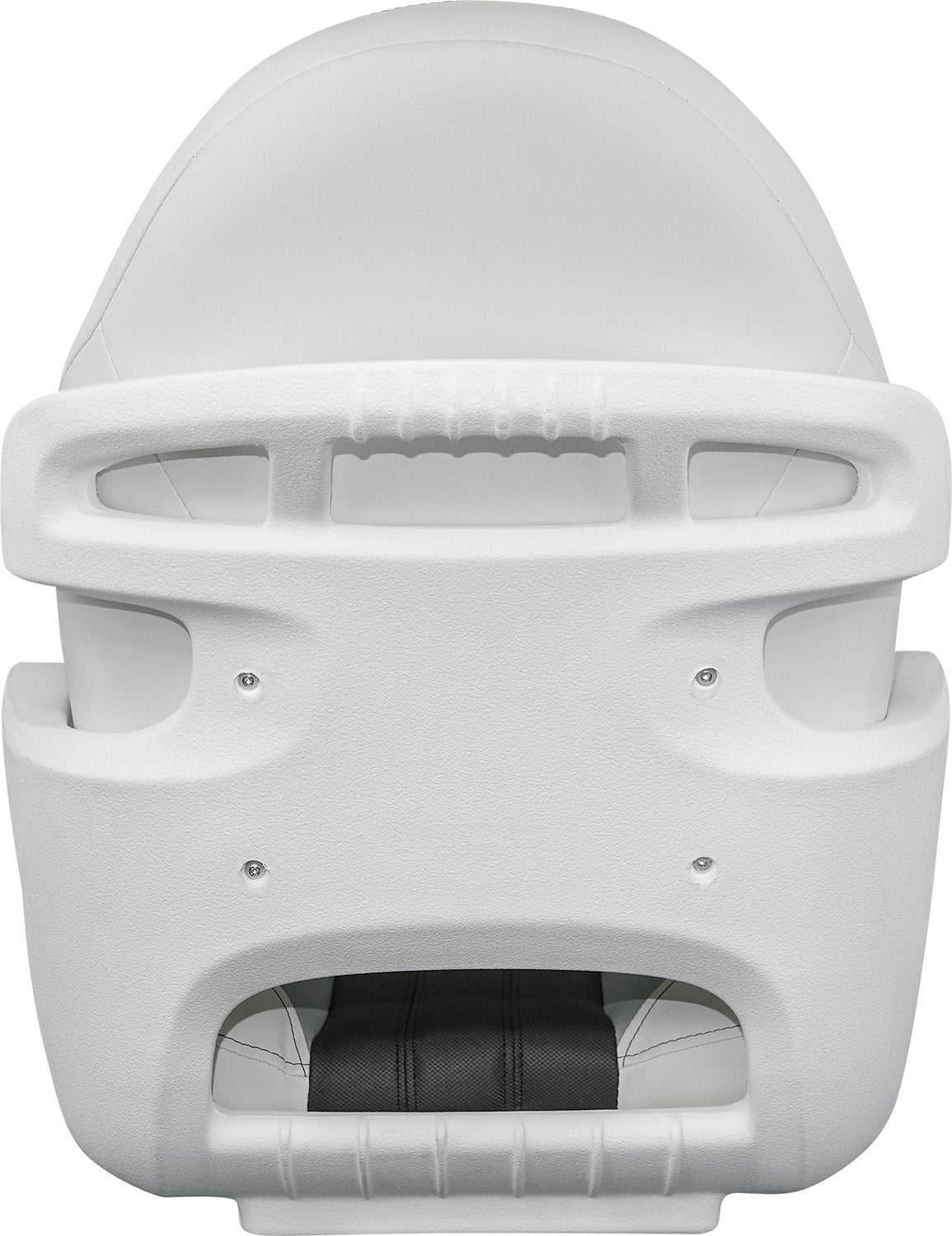 TEMPRESS ProBax® Captain Boat Seat with Arms, White and Gray (68355)