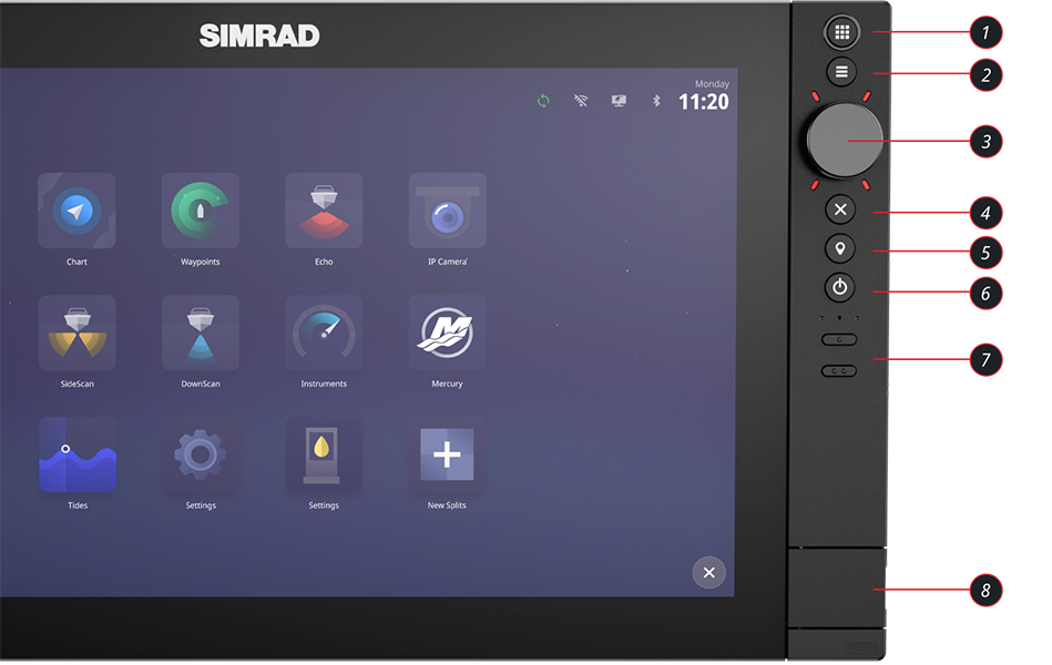 Diagram full width Simrad