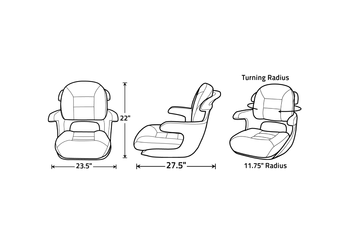 Suncoast Marine and Auto offers Tempress Elite Helm Seat, Low Back, White Model # 9409780 (57020)