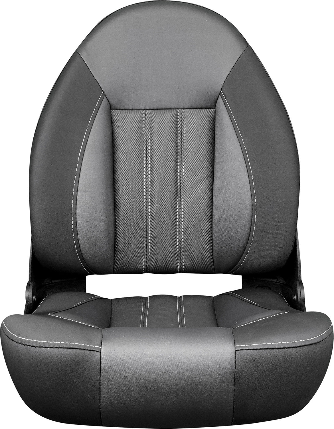 TEMPRESS ProBax Folding Boat Seat (68472) Black and charcoal