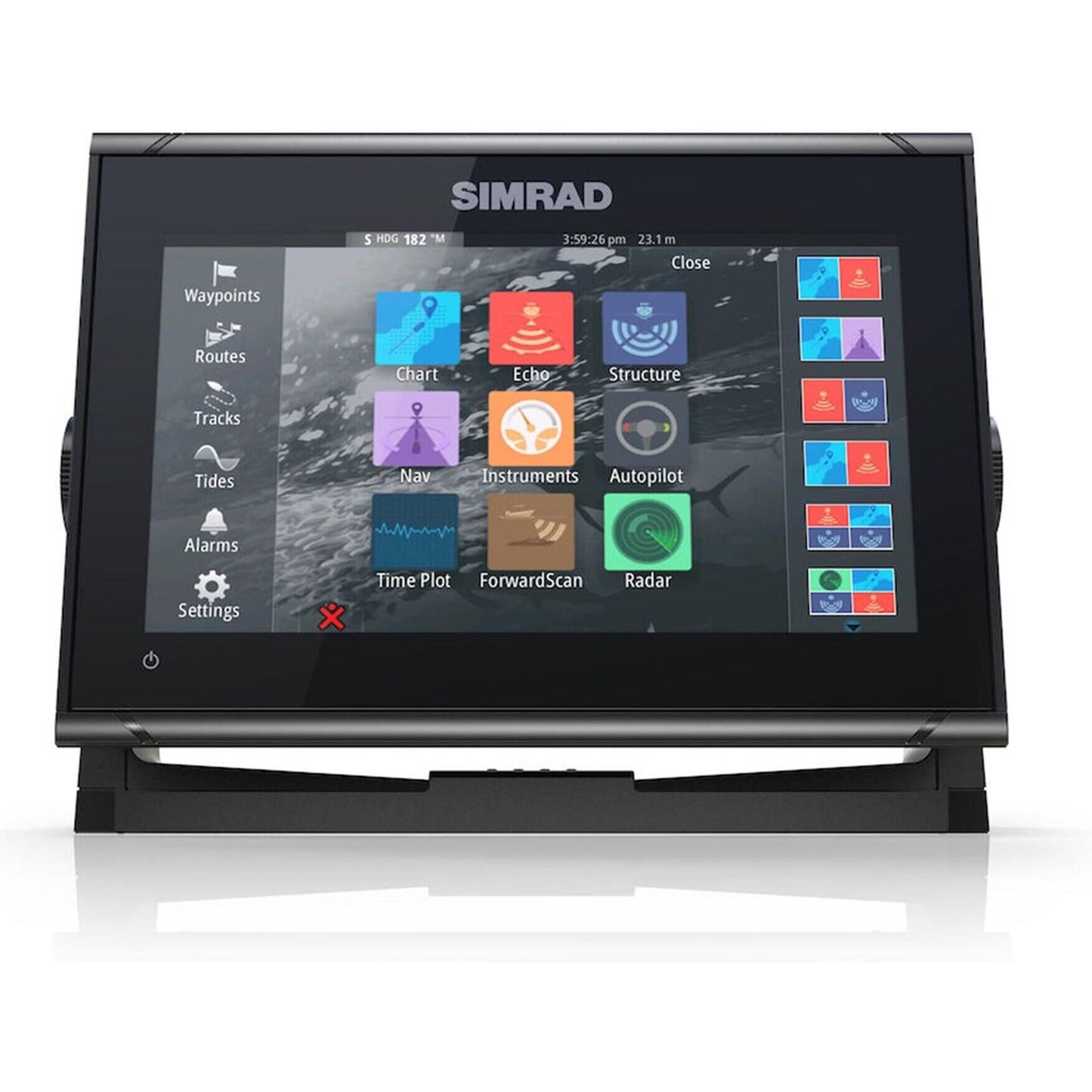 Suncoast Marine and Auto offers Simrad GO9 9" XSE with Active Imaging 3-in-1 and C-MAP DISCOVER