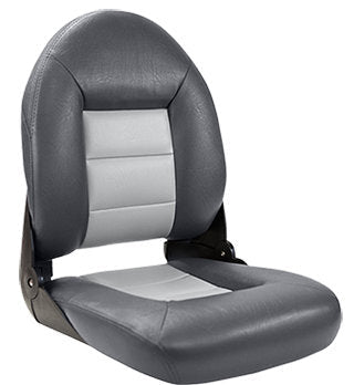 Suncoast Marine and Auto offers TEMPRESS Navistyle High Back Folding Boat Seat (54907) Charcoal/Gray (9409814)