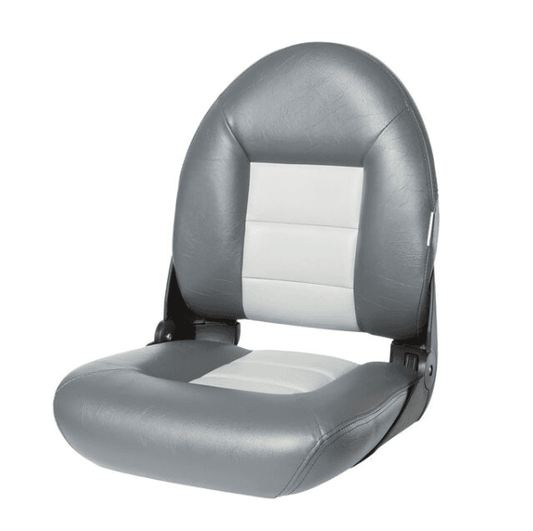 Suncoast Marine and Auto offers TEMPRESS Navistyle High Back Folding Boat Seat (54907) Charcoal/Gray (9409814)