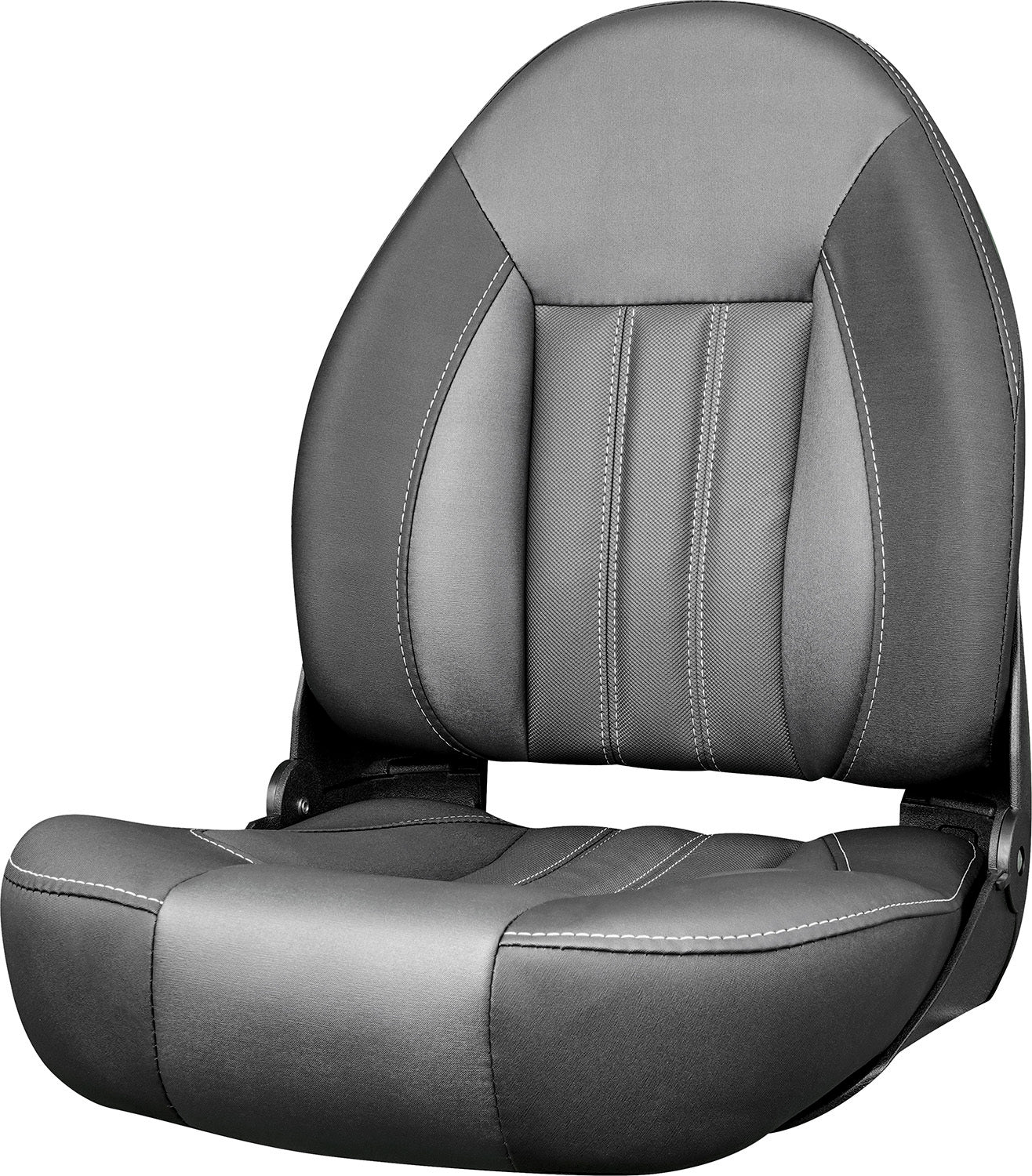 TEMPRESS ProBax Folding Boat Seat (68472) Black and charcoal