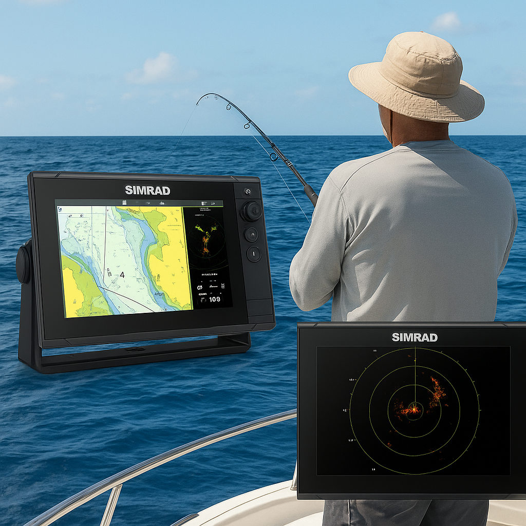 Simrad marine electronics deliver unmatched precision. Anglers across the coast rely on Simrad chartplotters, sonar, and radar systems to turn fishing trips into successful catches.