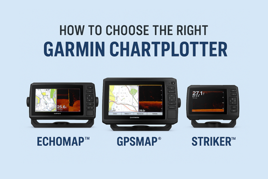 Choosing the right Garmin chartplotter can make all the difference on the water. In this guide, we compare Garmin’s ECHOMAP, GPSMAP, and STRIKER series to help you decide which model fits your fishing style, mapping needs, and budget.