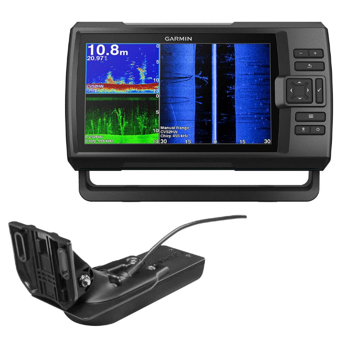 Garmin fishfinder displays designed for serious anglers and boaters. These stand-alone units deliver ultra-clear sonar imaging, CHIRP technology, and intuitive interfaces for precise underwater detection.