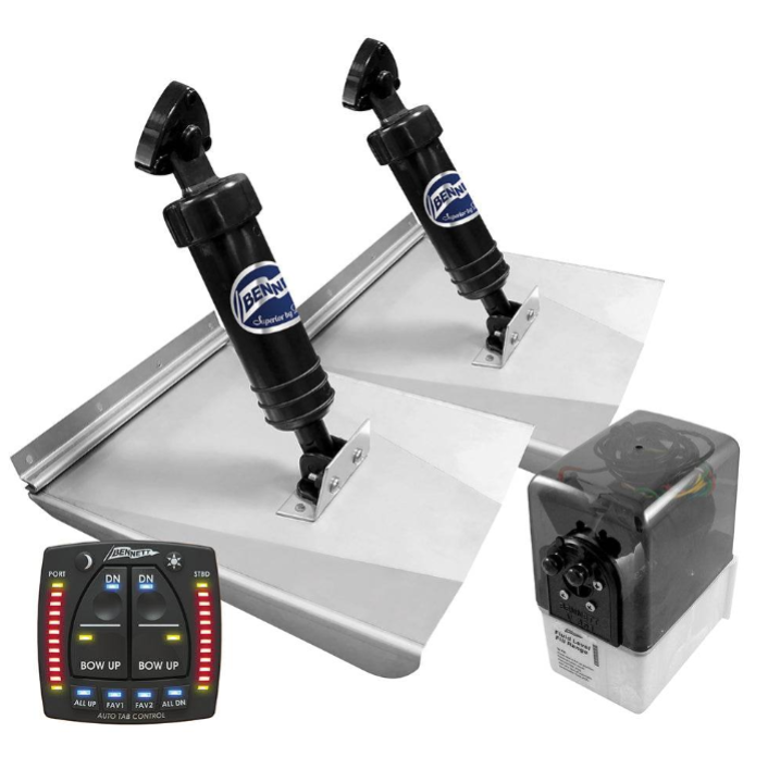 Shop Bennett Marine Trim Tabs & Performance Systems for smoother rides, faster planing, and better boat stability. Hydraulic, self-leveling, and ATP models.
