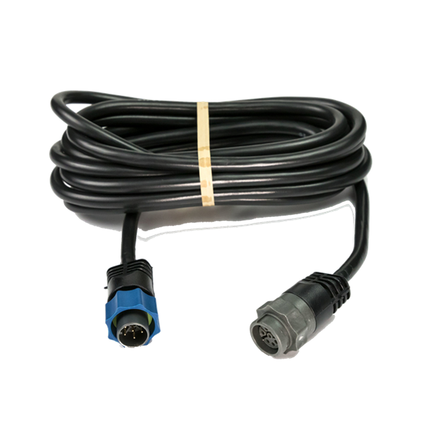 20ft Transducer Extension Cable (XT-20BL) (000-0099-94) 20 foot Extension Cable for Lowrance 7-pin transducers.