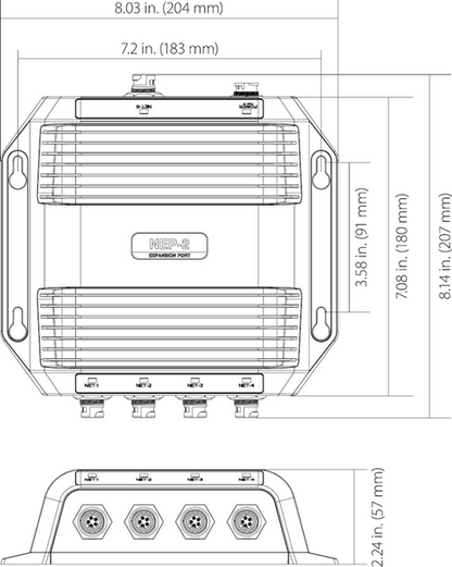 Suncoast Marine and Auto offers Lowrance NEP-2 Network Expansion Port [000-10029-001]