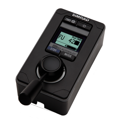 Suncoast Marine and Auto offers Simrad FU80 Remote Control w/Display [000-10183-001] The FU80 is a manoeuvre controller for Simrad autopilot systems, and gives you direct control of your boat's rudder angle through intuitive Follow Up steering.