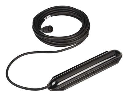 (000-10802-001) The StructureScan HD transducer features SideScan and DownScan Imaging, supports 455 kHz and 800 kHz sonar frequencies and offers multiple mounting options. Transom Mount transducer for use with LSS-1, LSS-2 and MFD with built-in StructureScan.